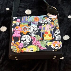 Colorful Skull Print Women's Bag